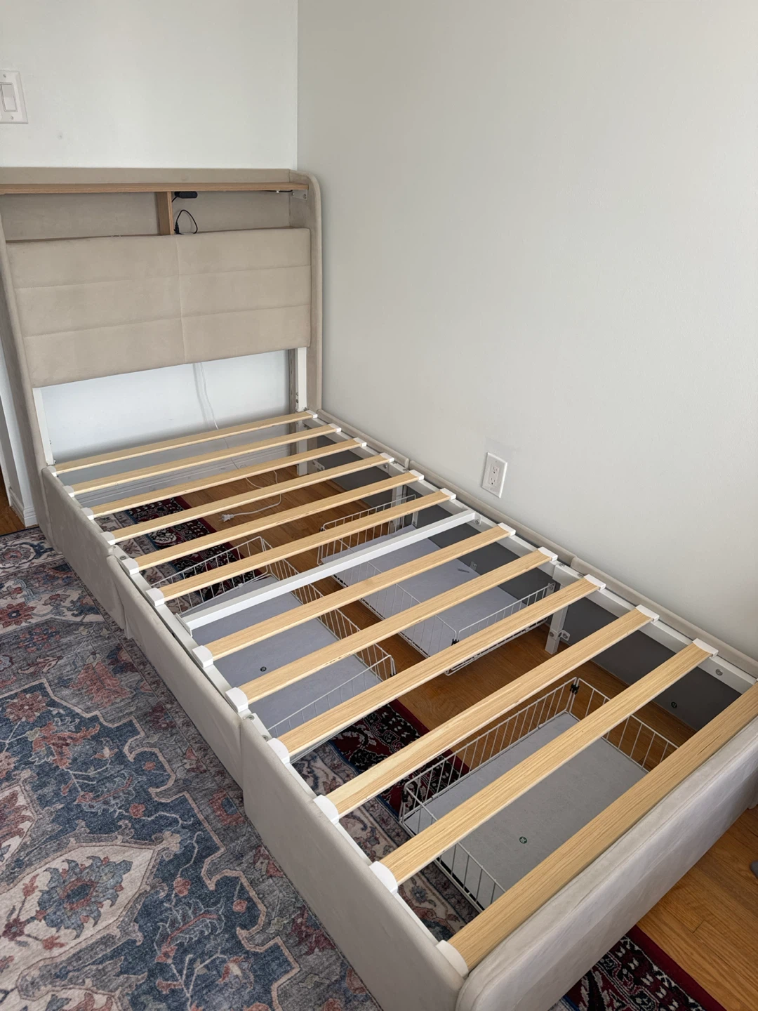 ASAP Upholstered Bed Frame with LED Headboard - photo 2