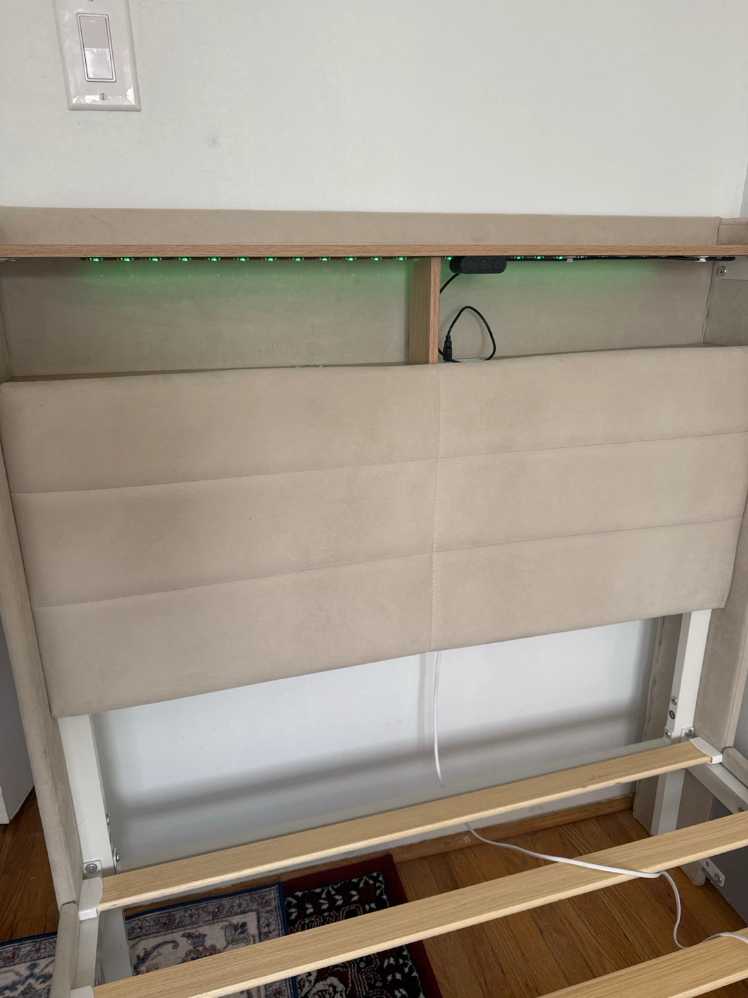 ASAP Upholstered Bed Frame with LED Headboard - photo 5