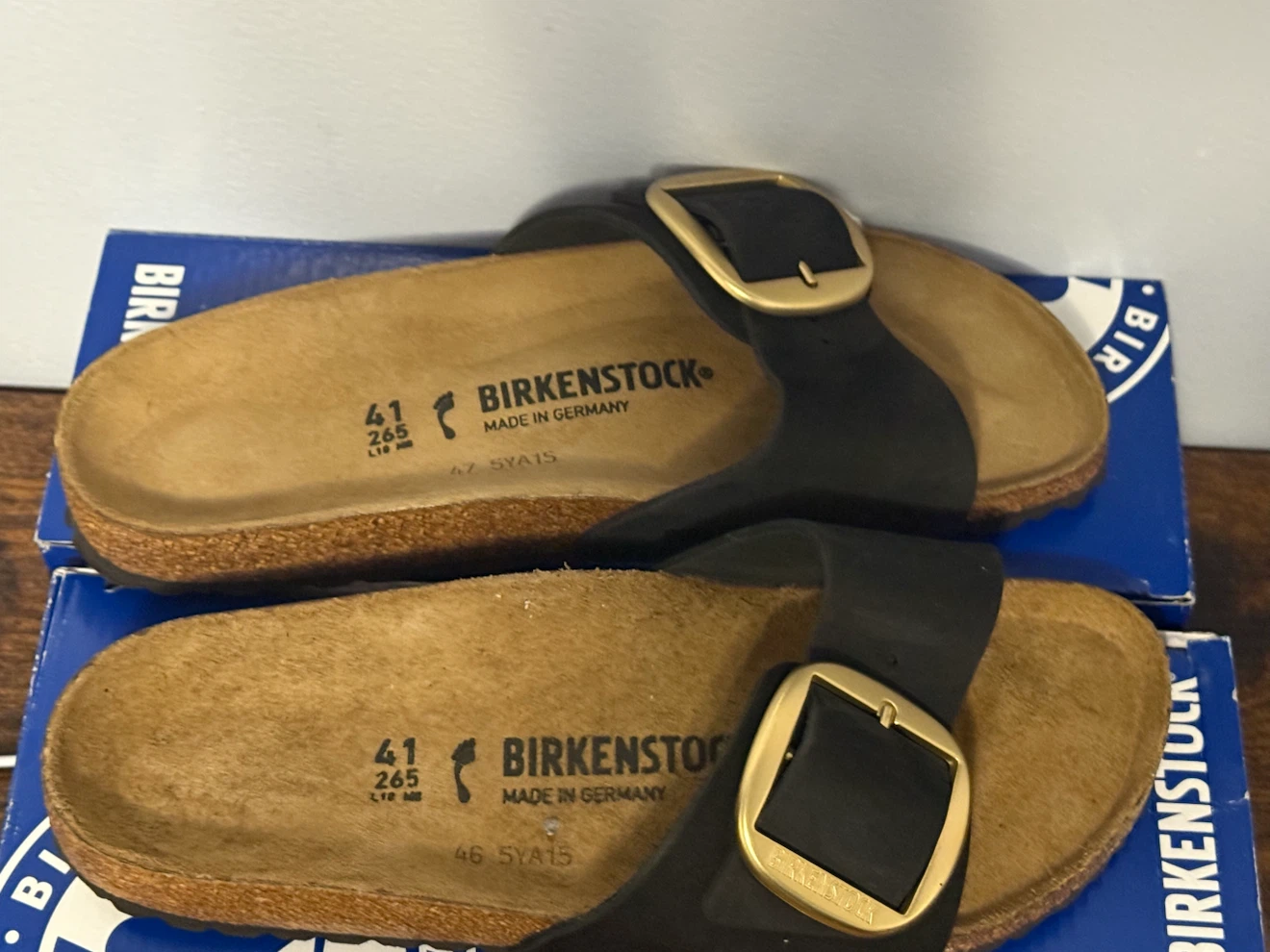 Birkenstock Madrid Big Buckle Sandals US 10 EU 41 Nubuck  NEW - photo 2