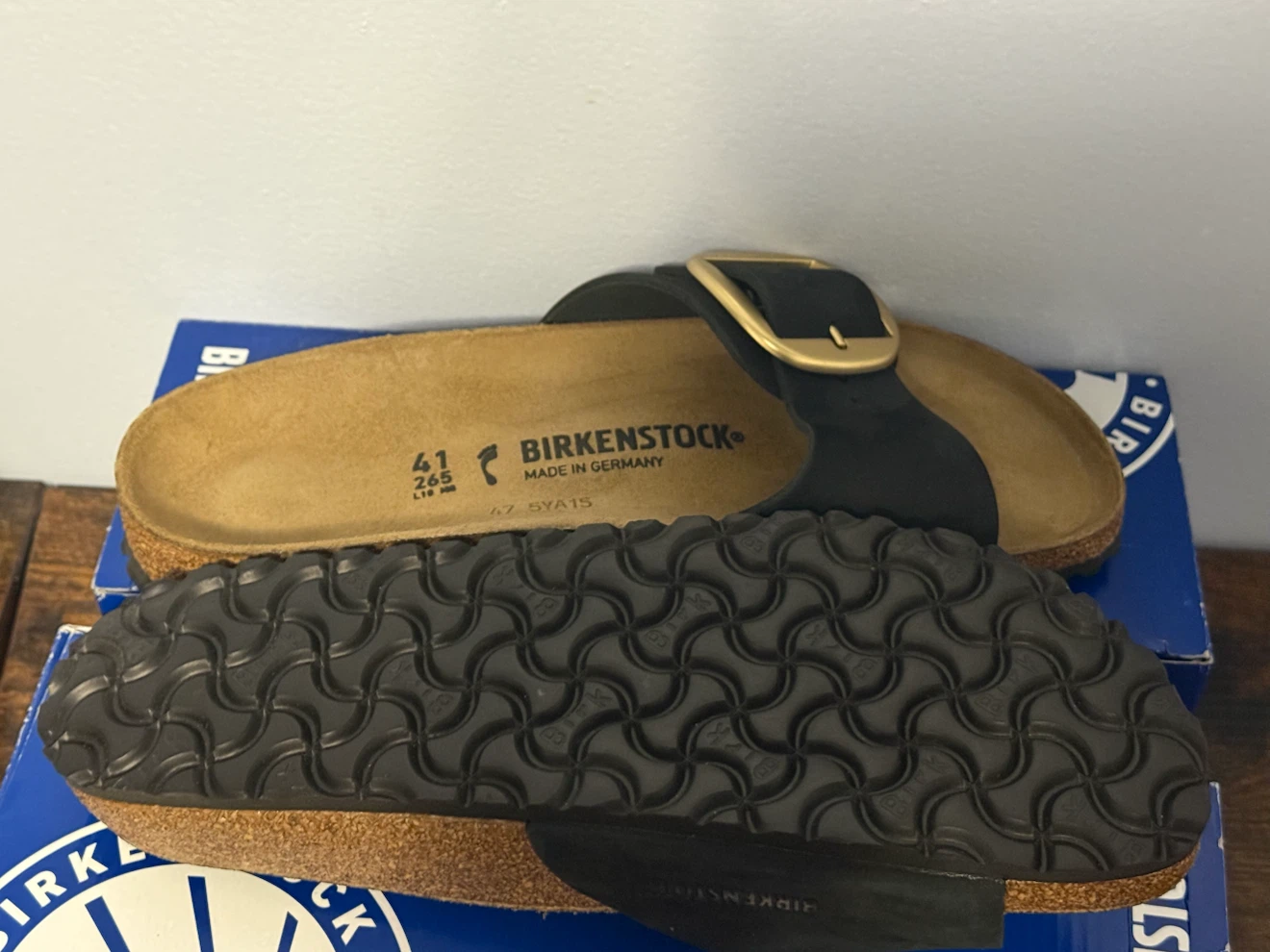 Birkenstock Madrid Big Buckle Sandals US 10 EU 41 Nubuck  NEW - photo 4