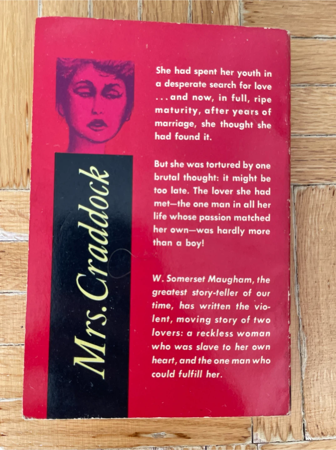 Vintage 1959 Mrs. Craddock W. Somerset Maugham Paperback Book - photo 2