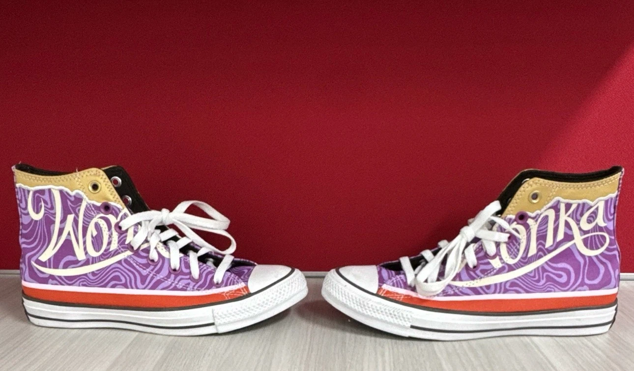 Converse Willy Wonka All Star High Top Wonka Shoes - photo 4