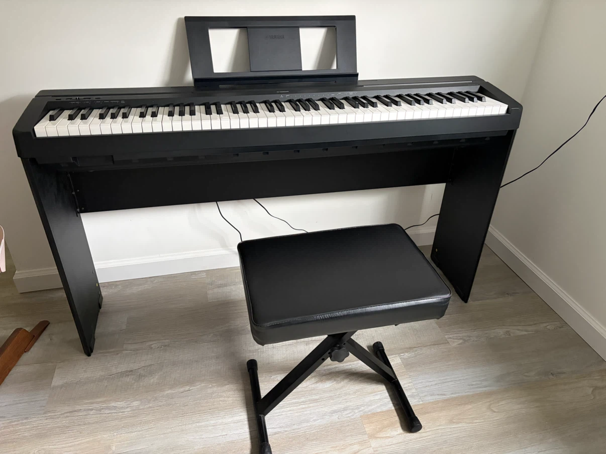 Yamaha P-45 Digital Piano with Stand and Stool