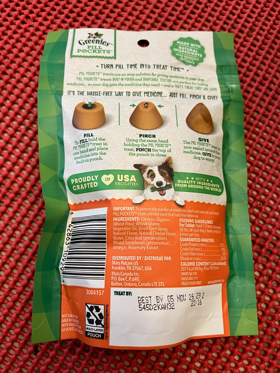 Greenies Pill Pockets Cheese Flavor Tablet Size - photo 2