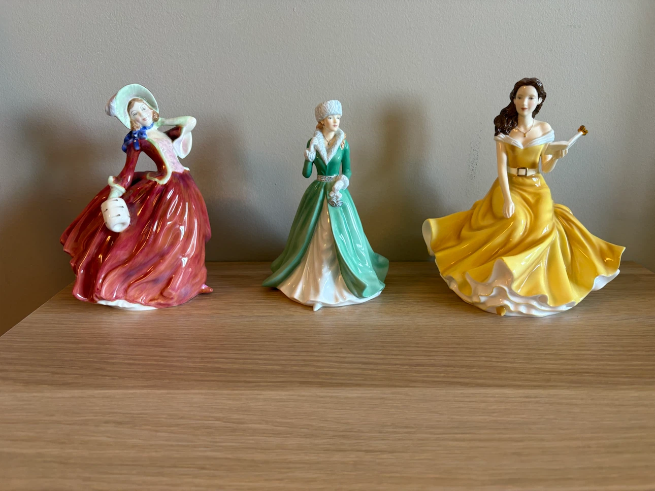 Collection of 7 Porcelain Royal Doulton Figurines