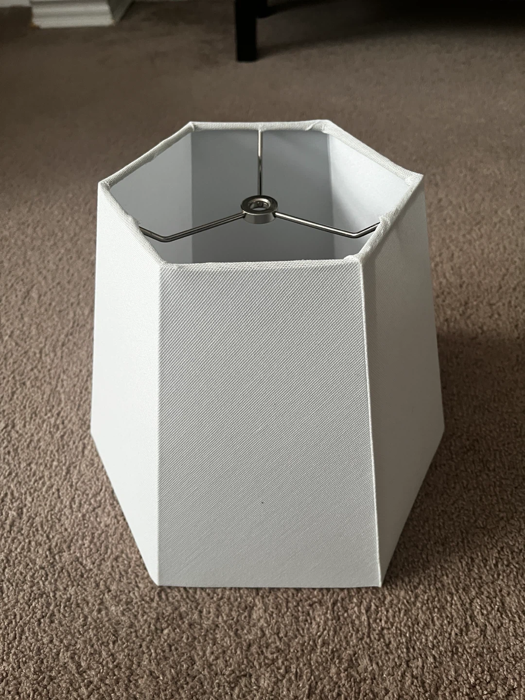 White Hexagonal Lampshade