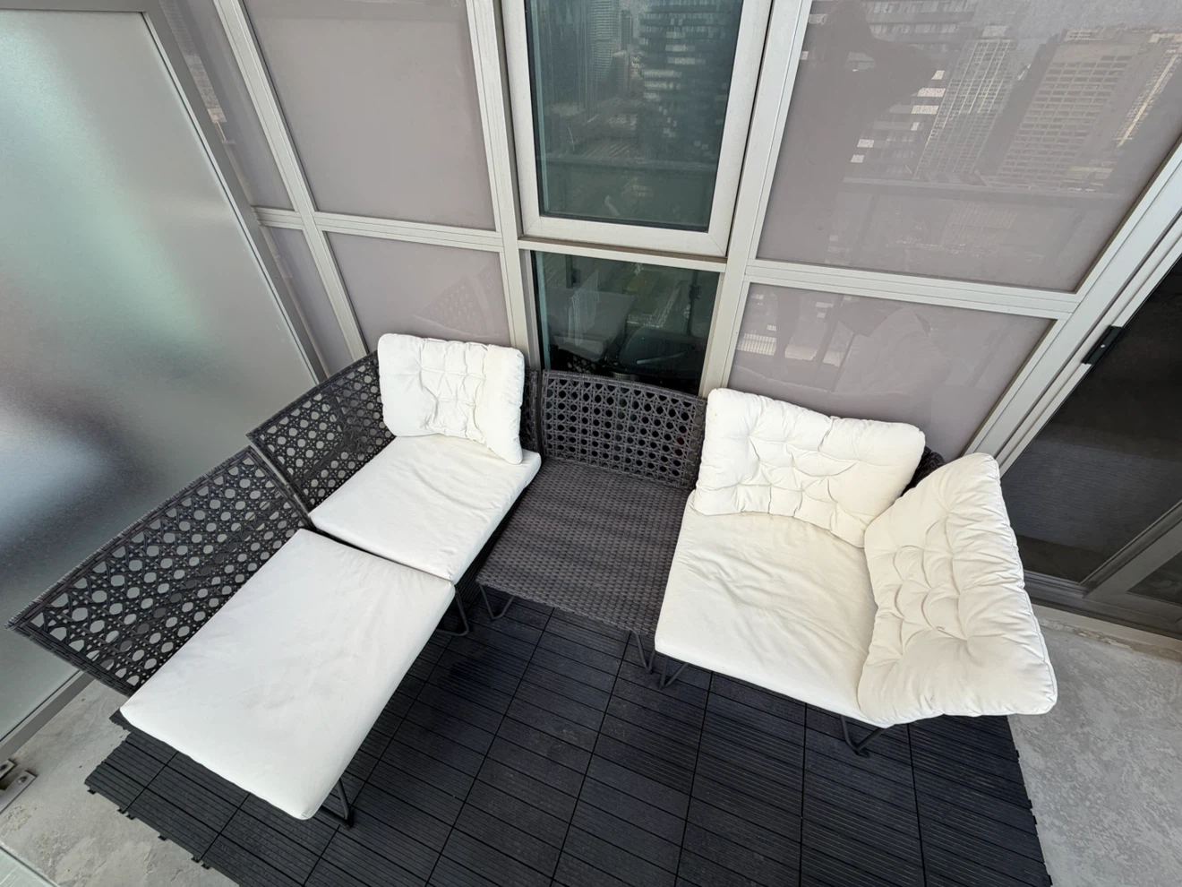 Outdoor Lounge Set with Cushions
