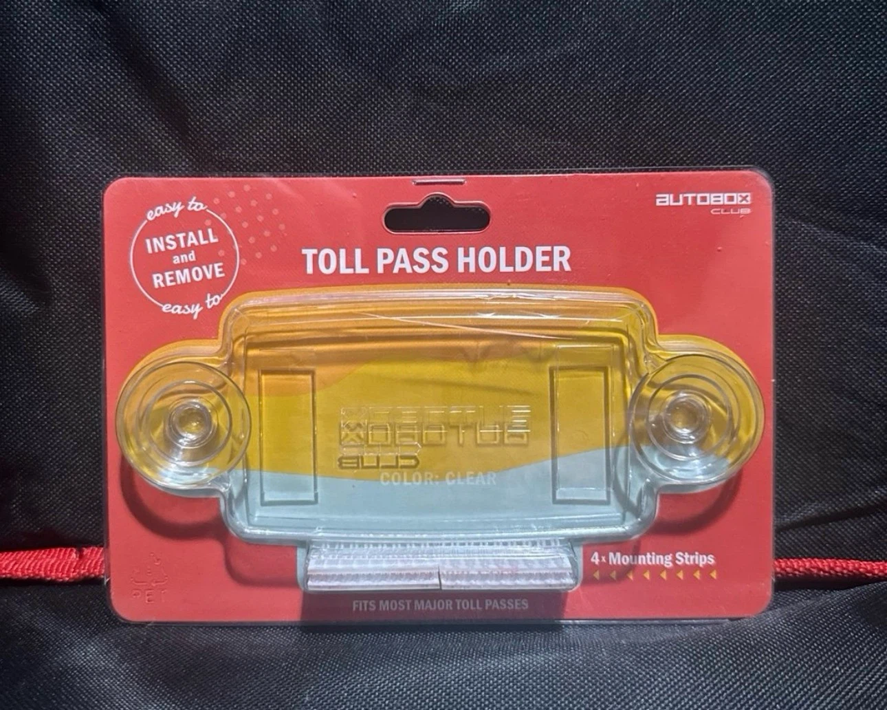 Autobox Club Clear Toll Pass Holder