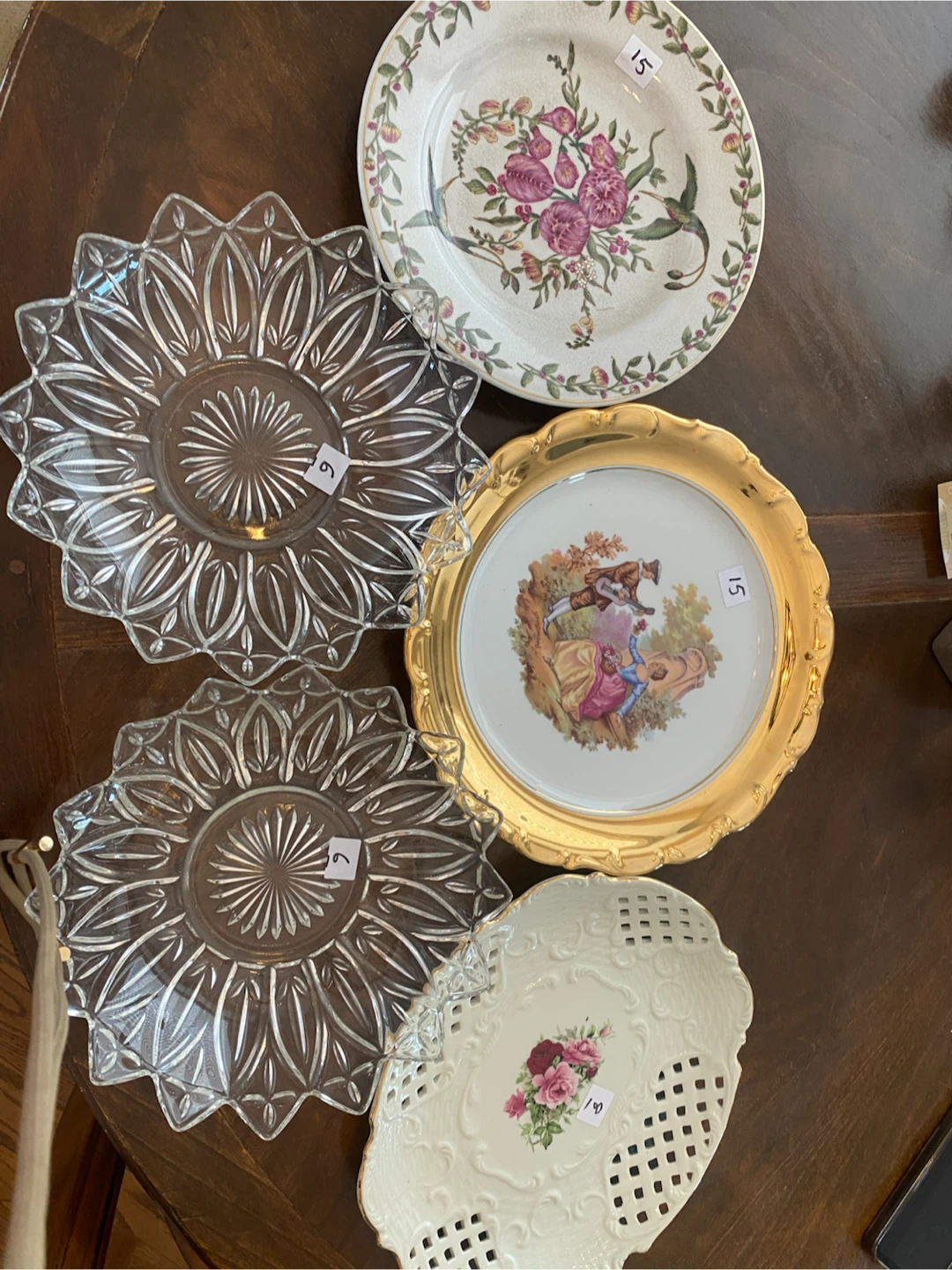 Assorted Decorative Plates and Trays