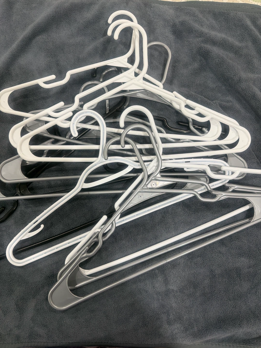 Mixed Lot of Plastic Clothes Hangers