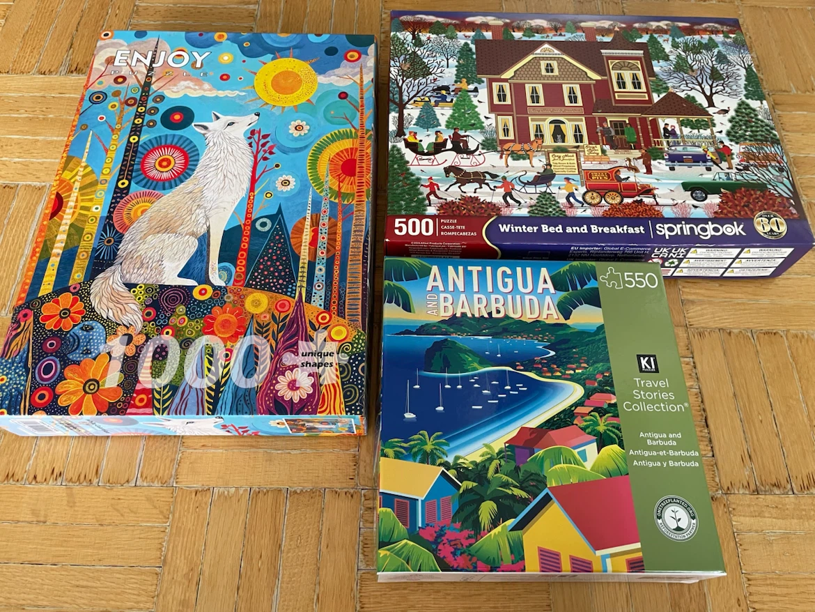 Lot Of Jigsaw Puzzles, Like New