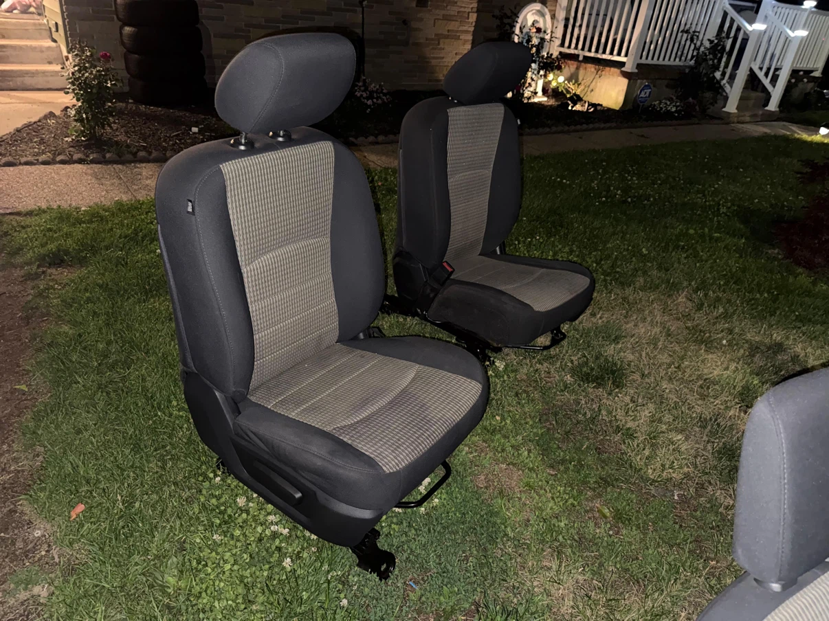 Car Seat Set - Front Buckets and Rear Bench