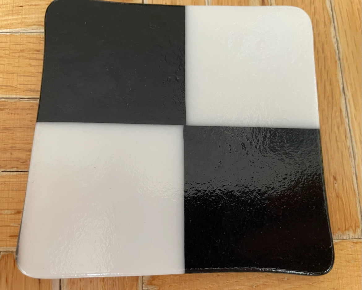 West Elm Hand Made Glass Coasters, Set of 4 - photo 4
