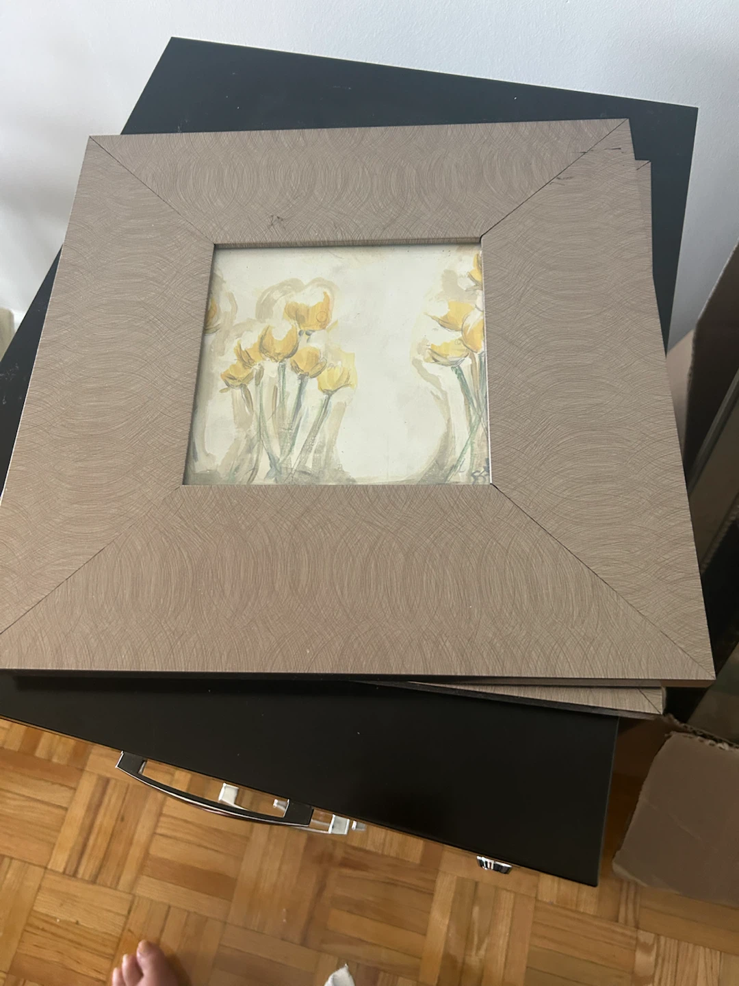 Set of 3 Framed Floral Art Prints