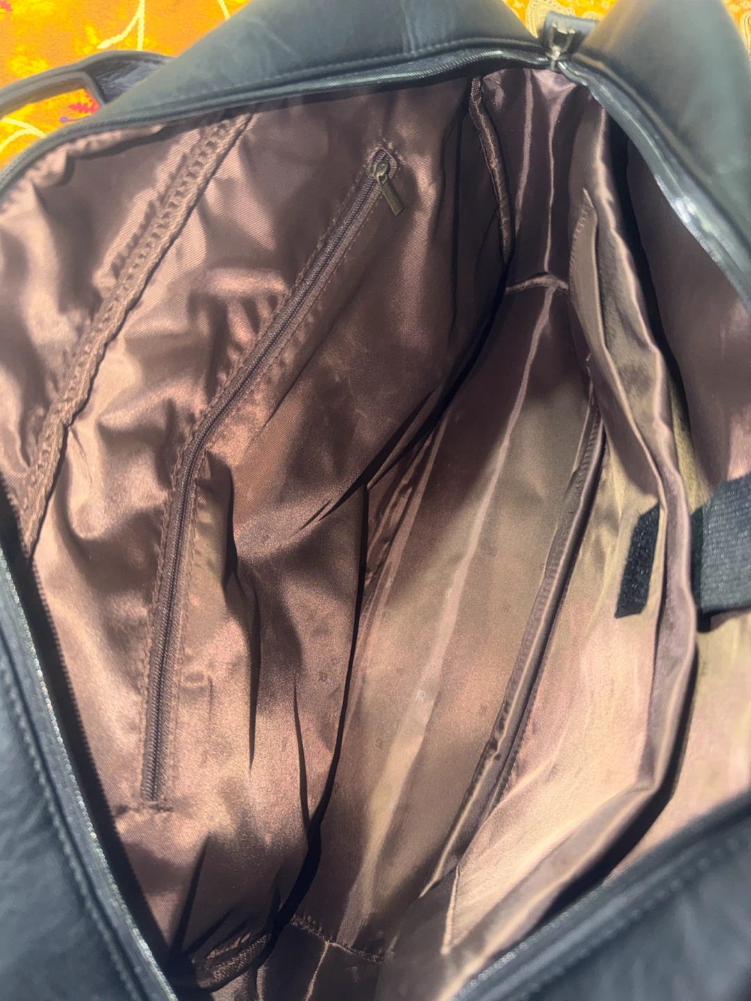 Black Faux Leather Briefcase - photo 2
