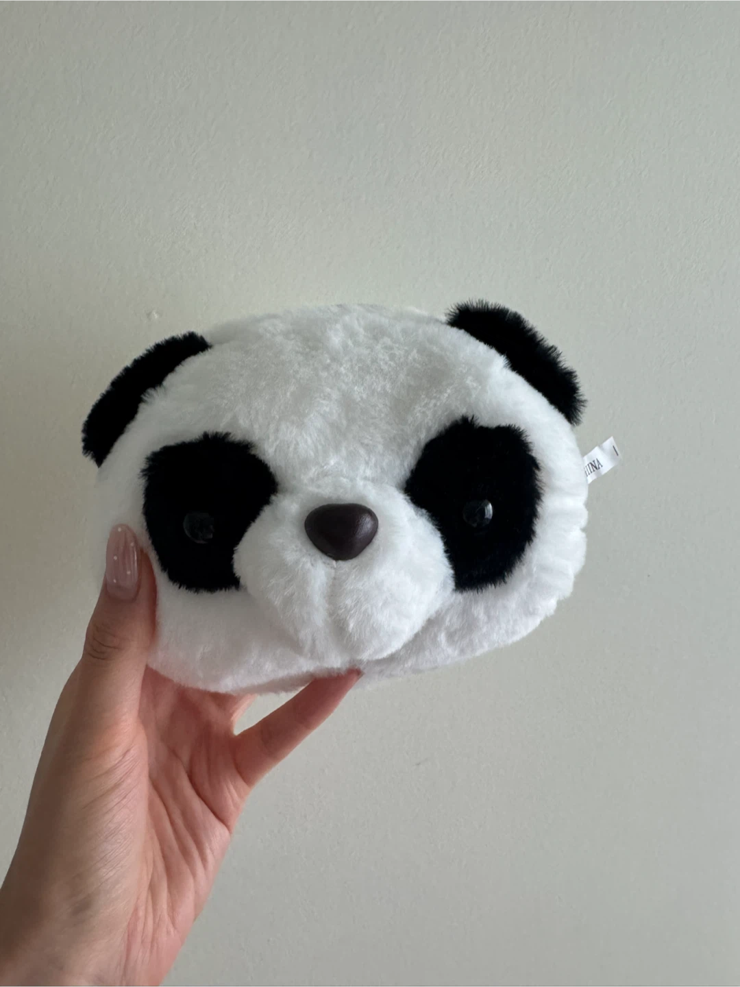 Plush Panda Coin Purse with Strap