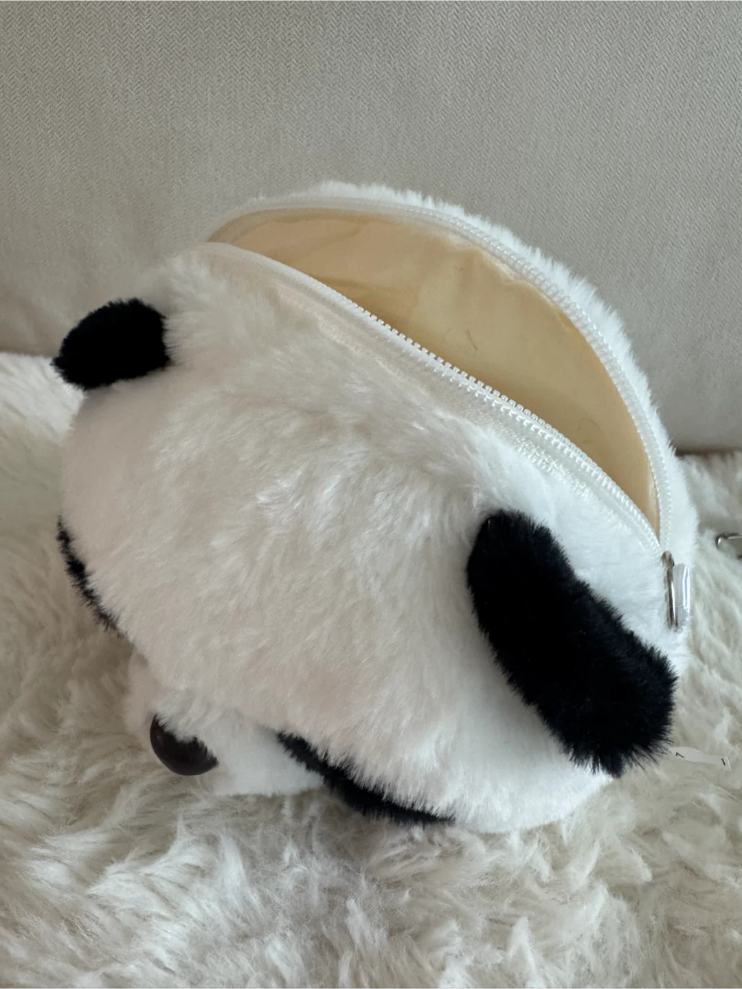 Plush Panda Coin Purse with Strap - photo 3