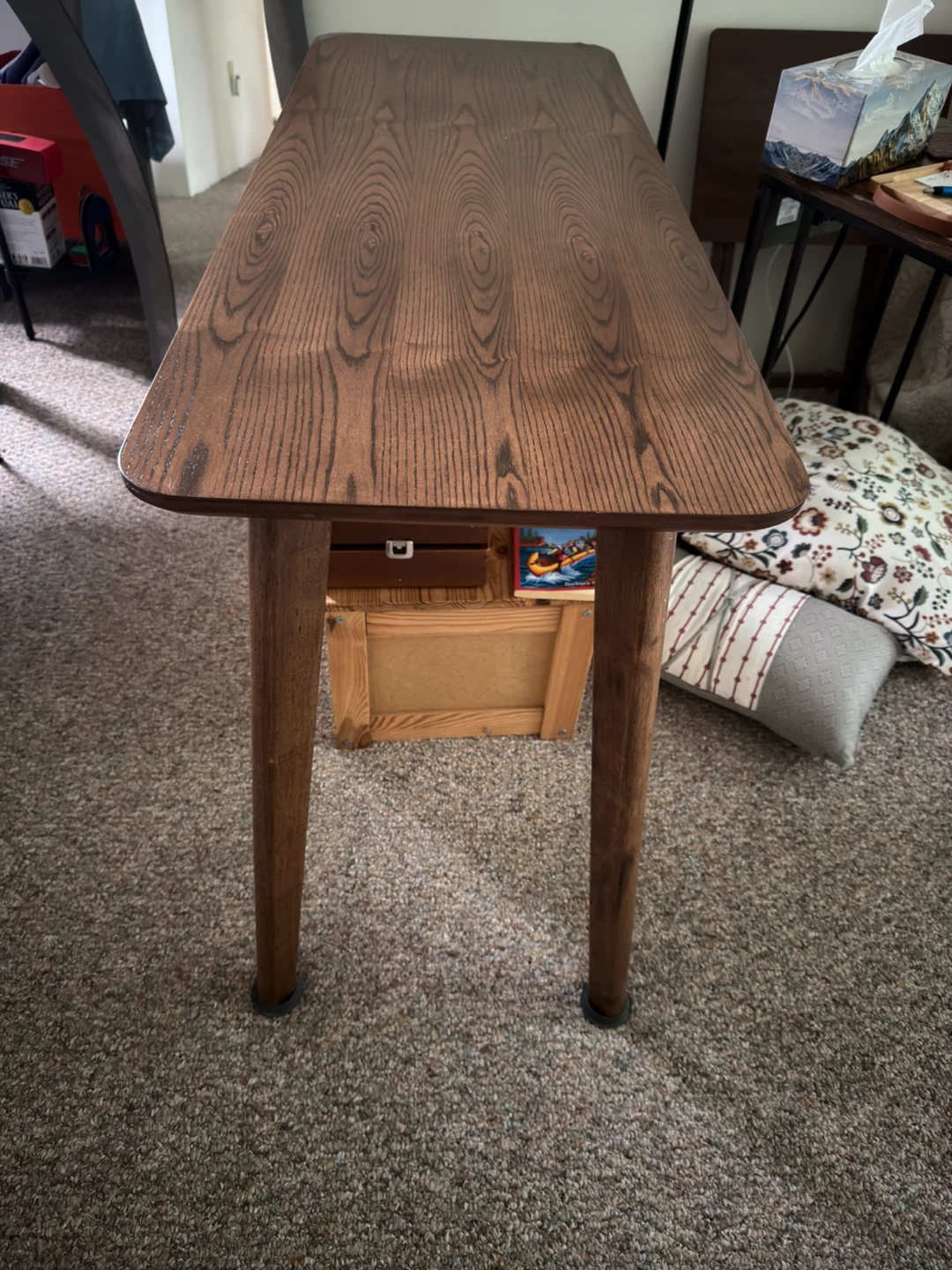 Wooden Console Table with Drawer - photo 4