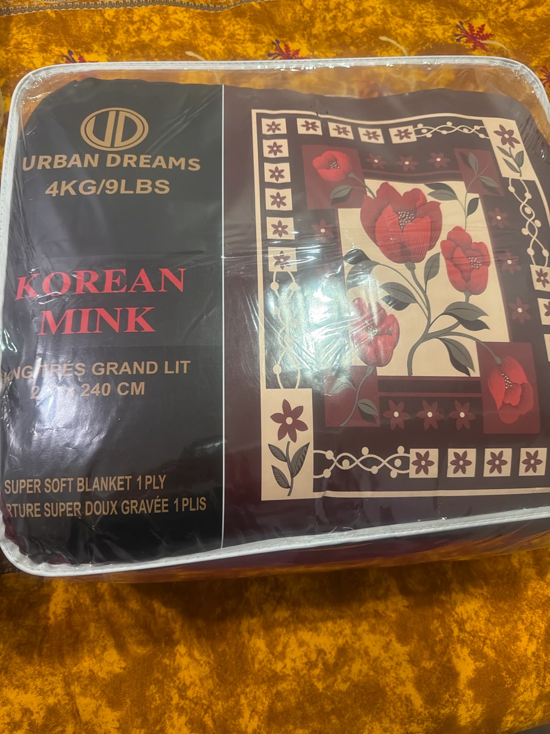 Urban Dreams Korean Mink King Size Blanket