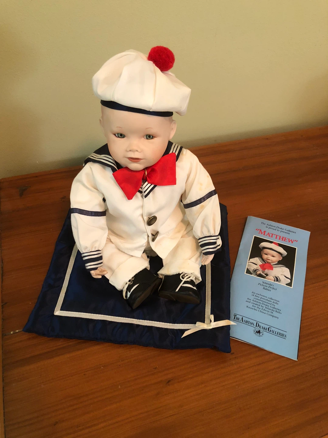 Ashton-Drake Matthew Doll with Certificate of Authenticity
