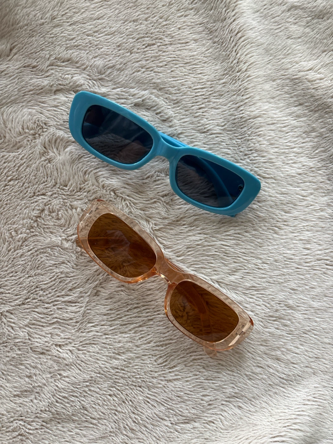 Blue and Peach Sunglasses