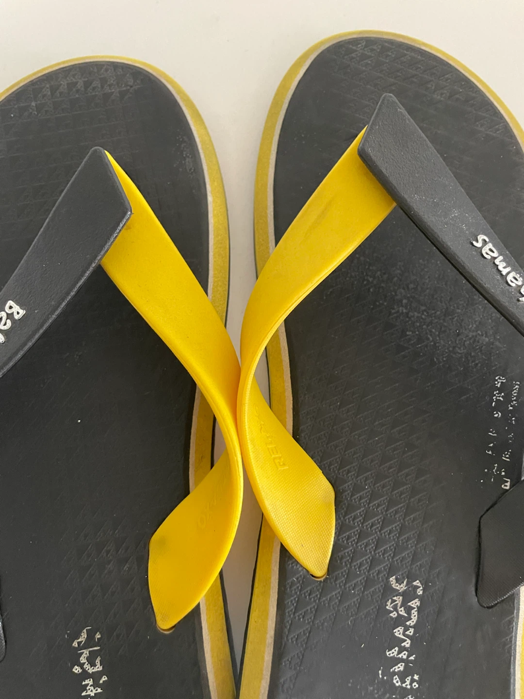 Bahamas Flip Flops - Black & Yellow - photo 2