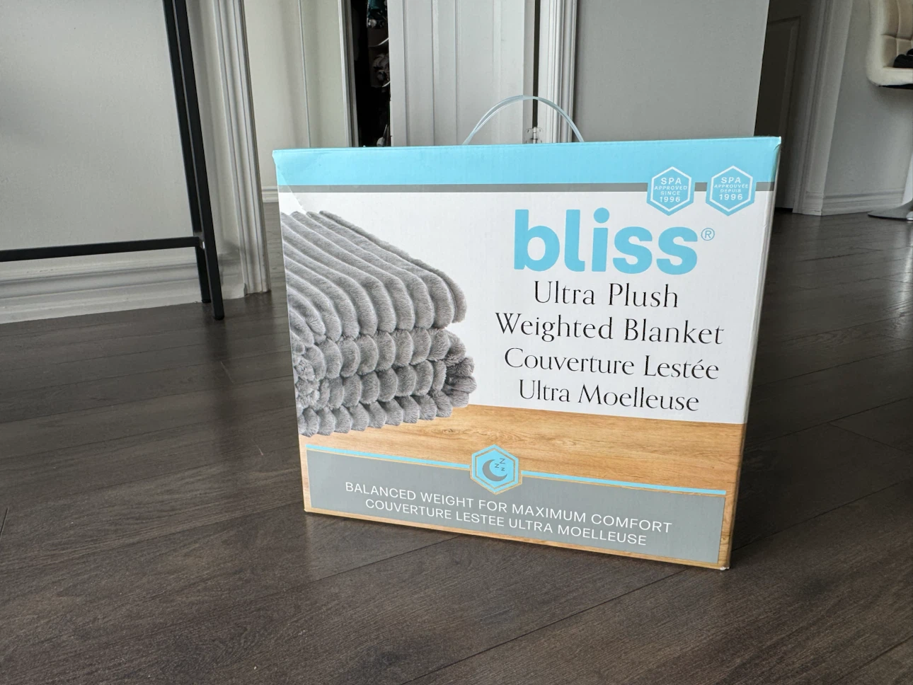 Bliss Ultra Plush Weighted Blanket - Pebble Grey