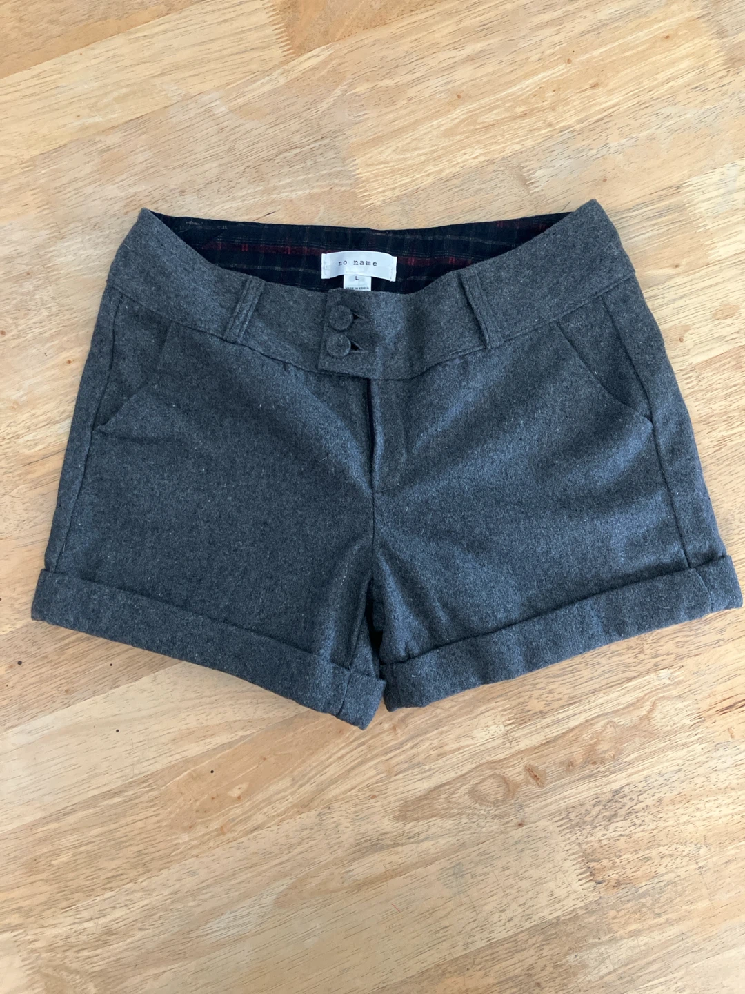 Girls Grey Shorts Size L