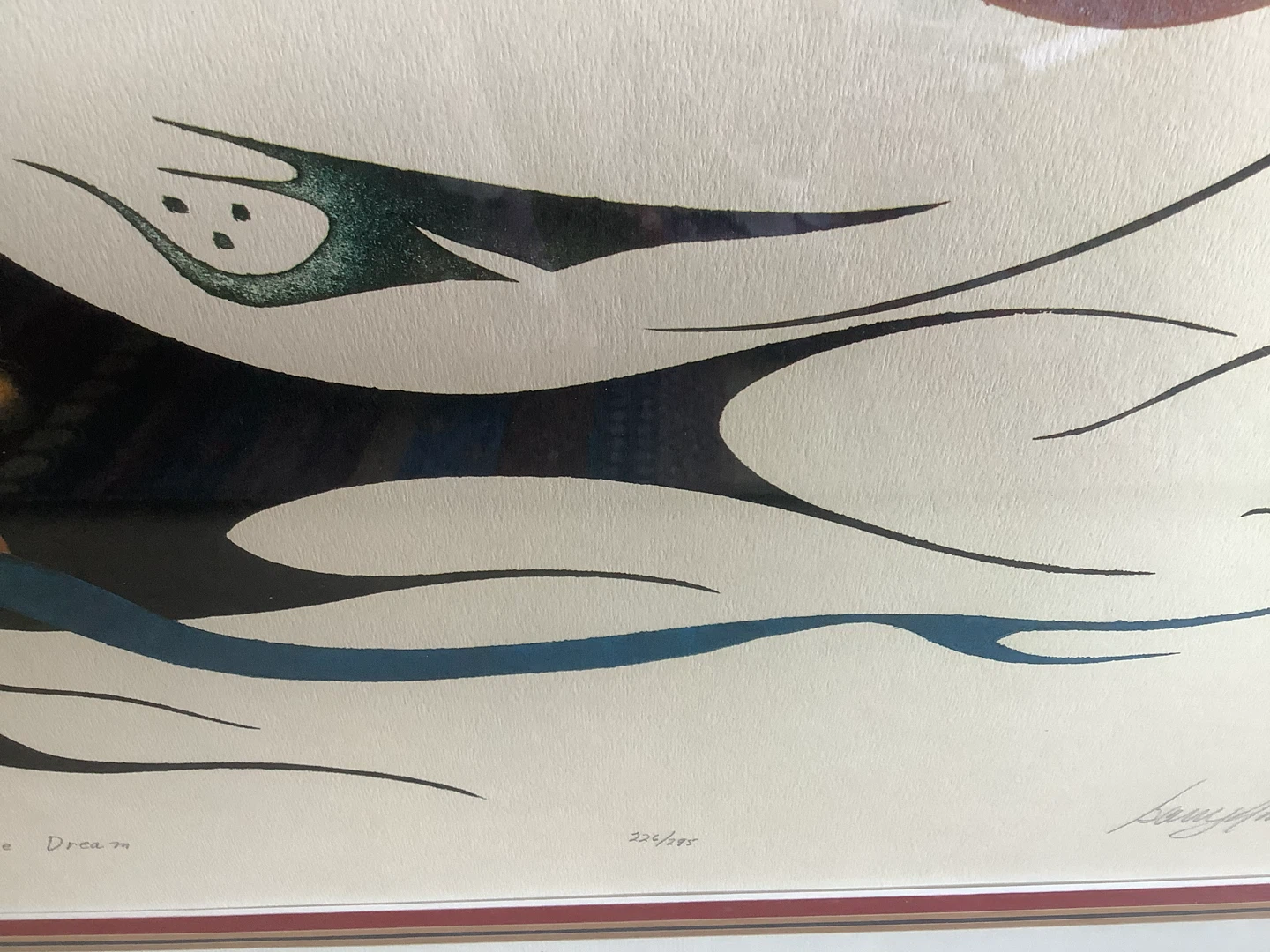 Ojib Garry Meeches’s Lg Vt Col Ltd Ed Rag Paper “Eagle Dream” 🐞 - photo 4