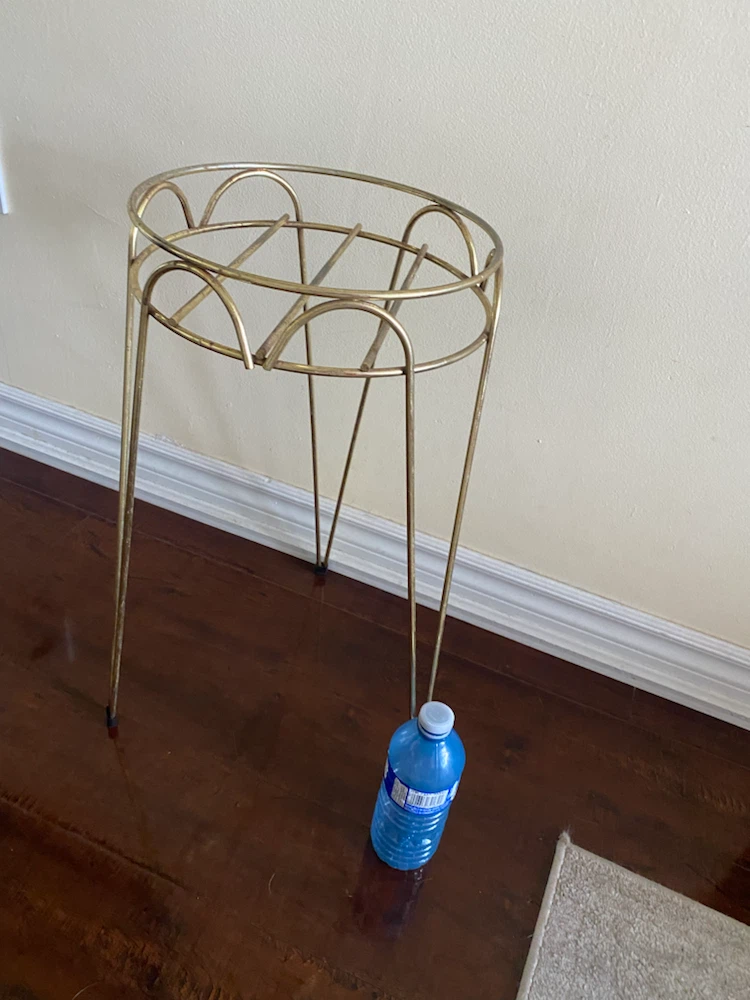 Gold Metal Plant Stand