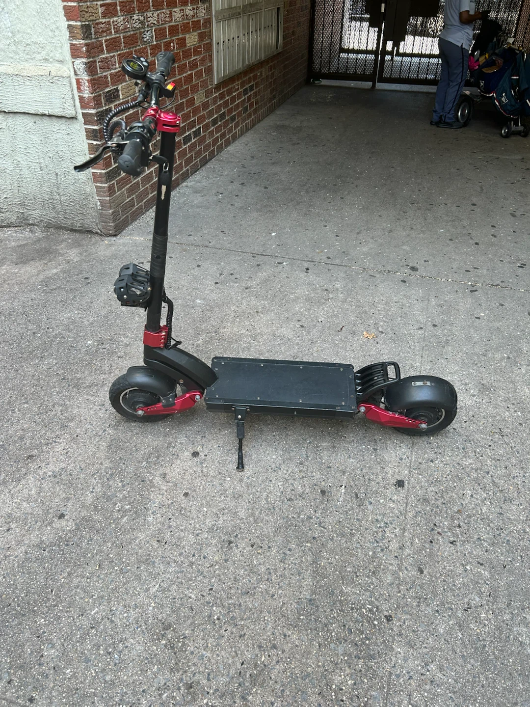 Electric Scooter with Dual LED Lights