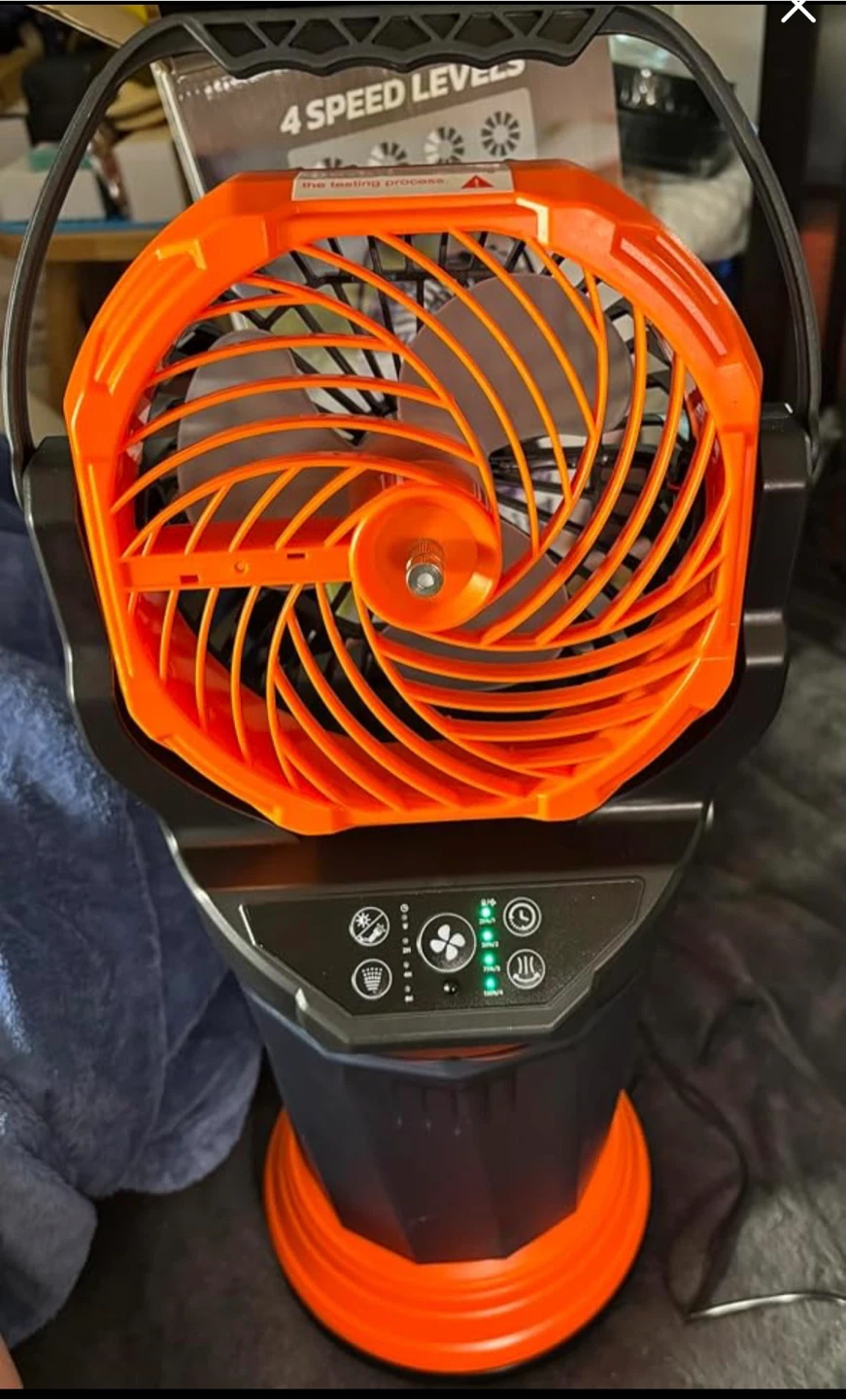 Portable Misting Fan with LED Light - photo 3