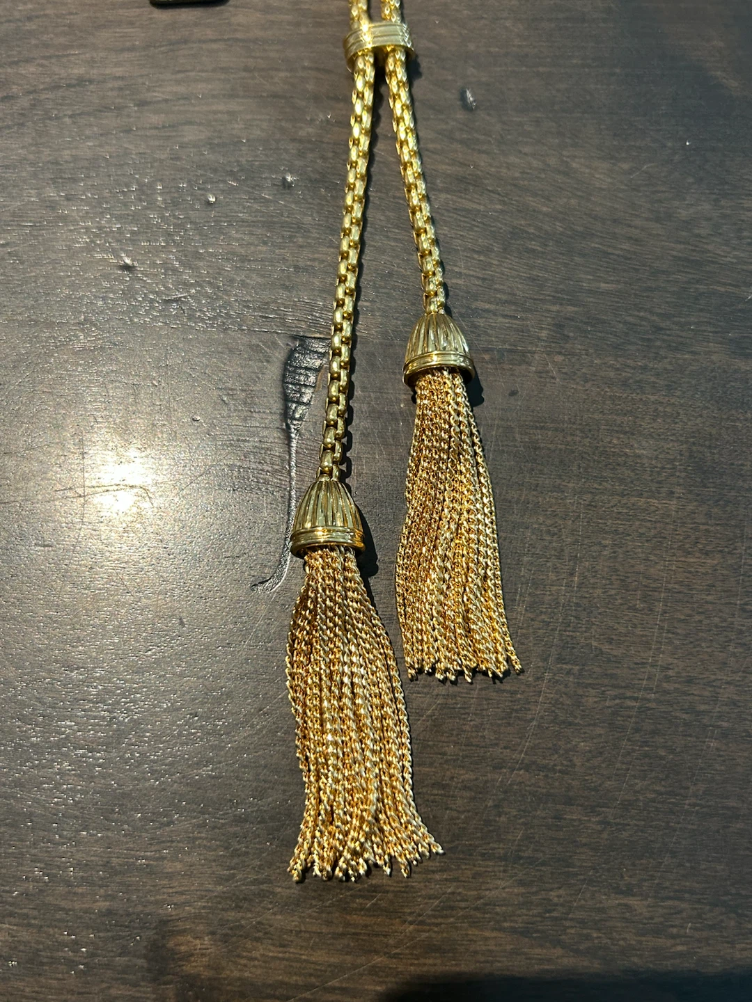 J. Crew Gold Tassel Necklace - photo 2