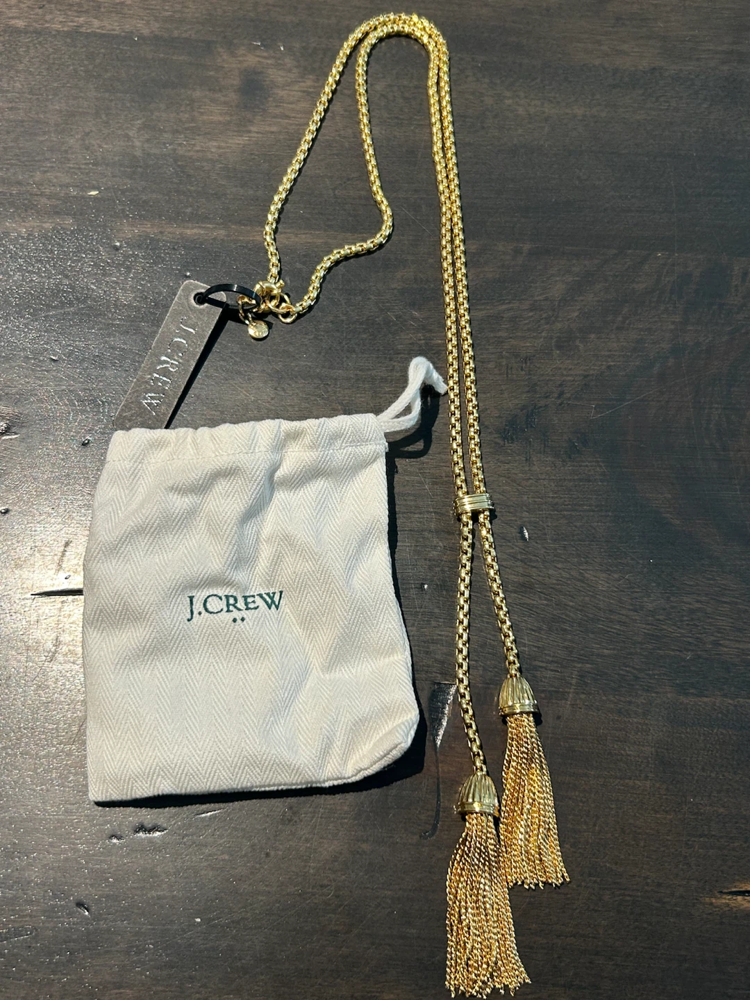 J. Crew Gold Tassel Necklace - photo 5