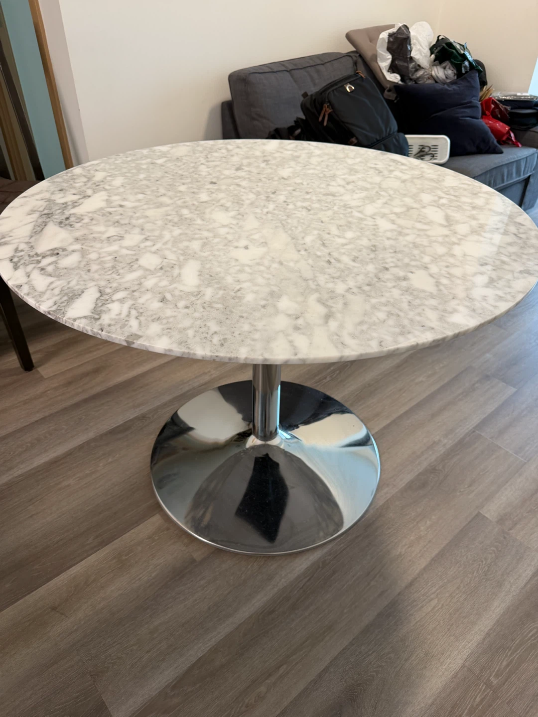 Round Marble Dining Table