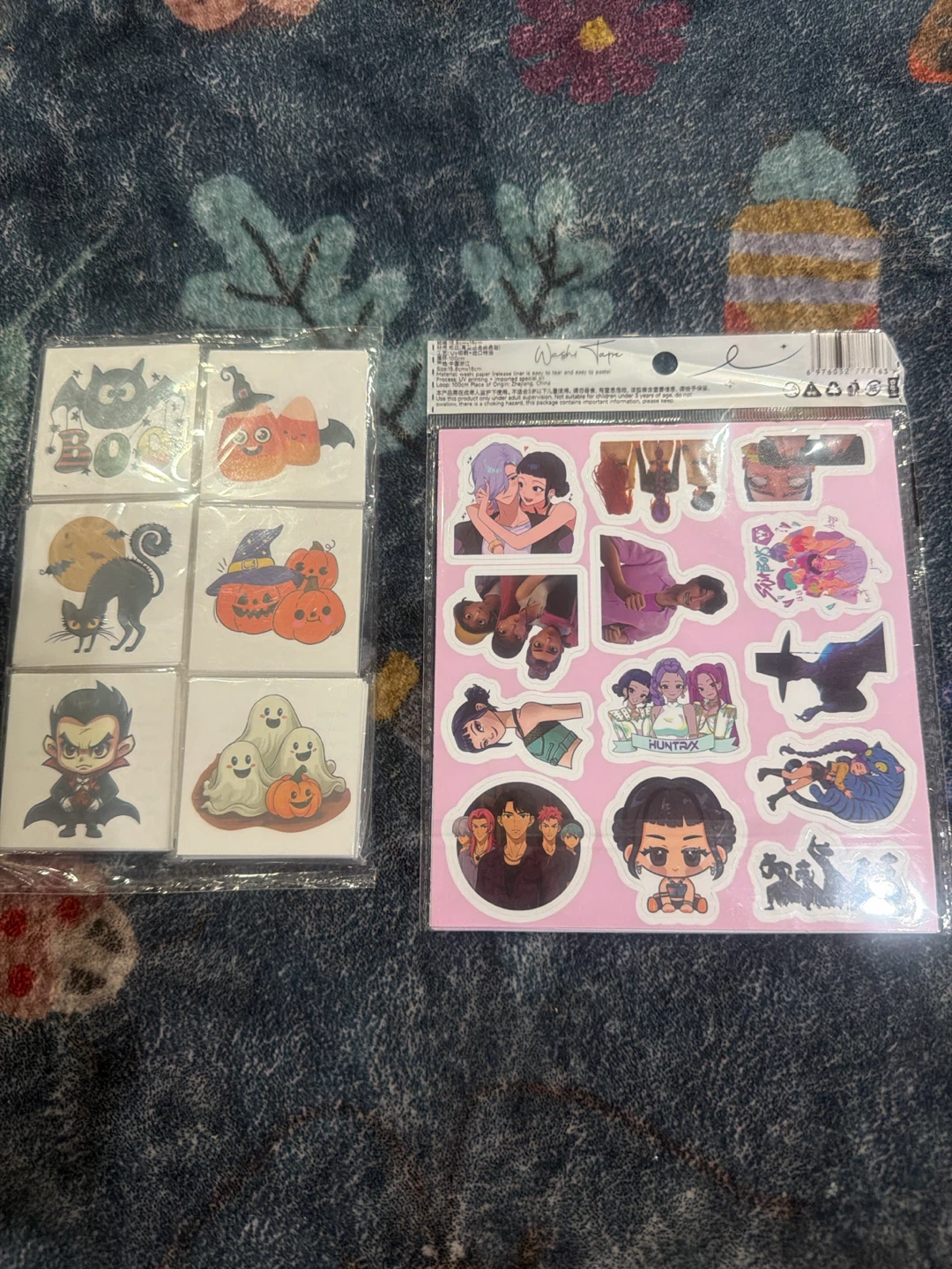 Halloween and Anime Washi Tape Set