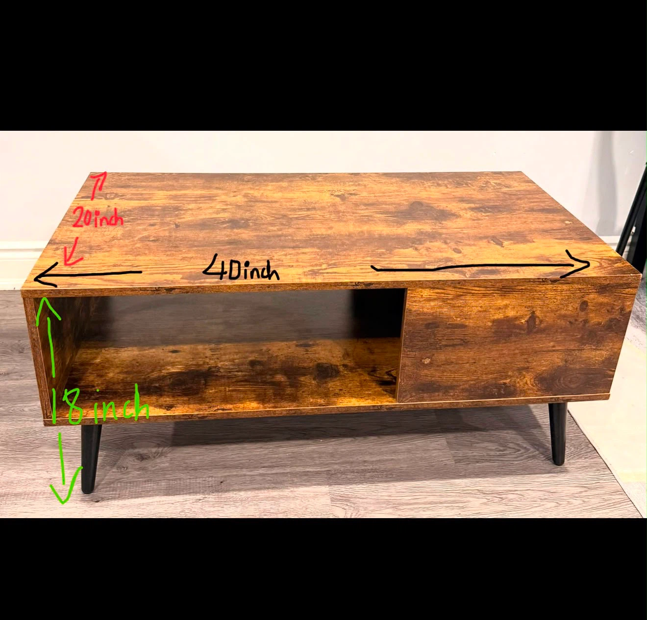 Modern Wood Coffee Table - photo 2