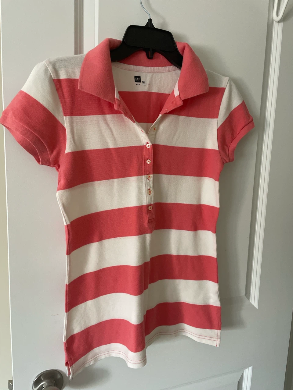 GAP Striped Polo Shirt - Size M