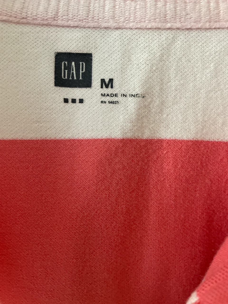GAP Striped Polo Shirt - Size M - photo 2