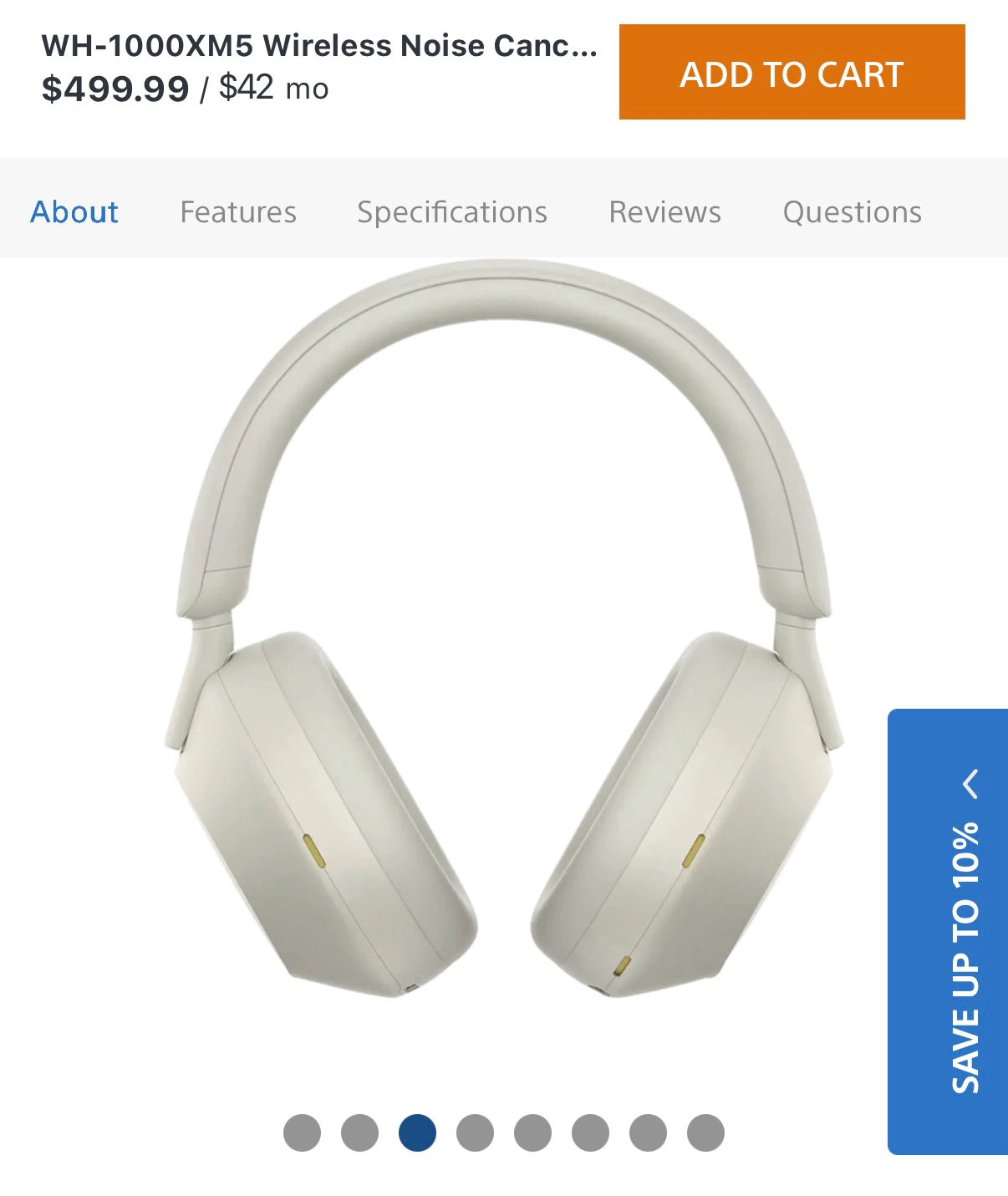 Sony WH-1000XM5 Wireless Noise Cancelling Headphones