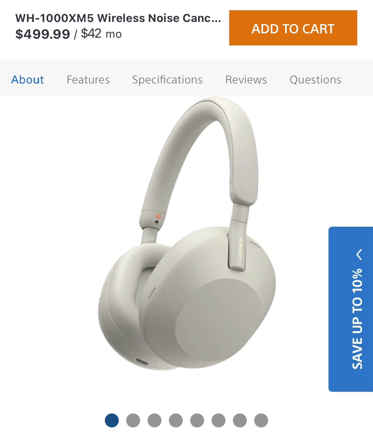 Sony WH-1000XM5 Wireless Noise Cancelling Headphones - photo 2