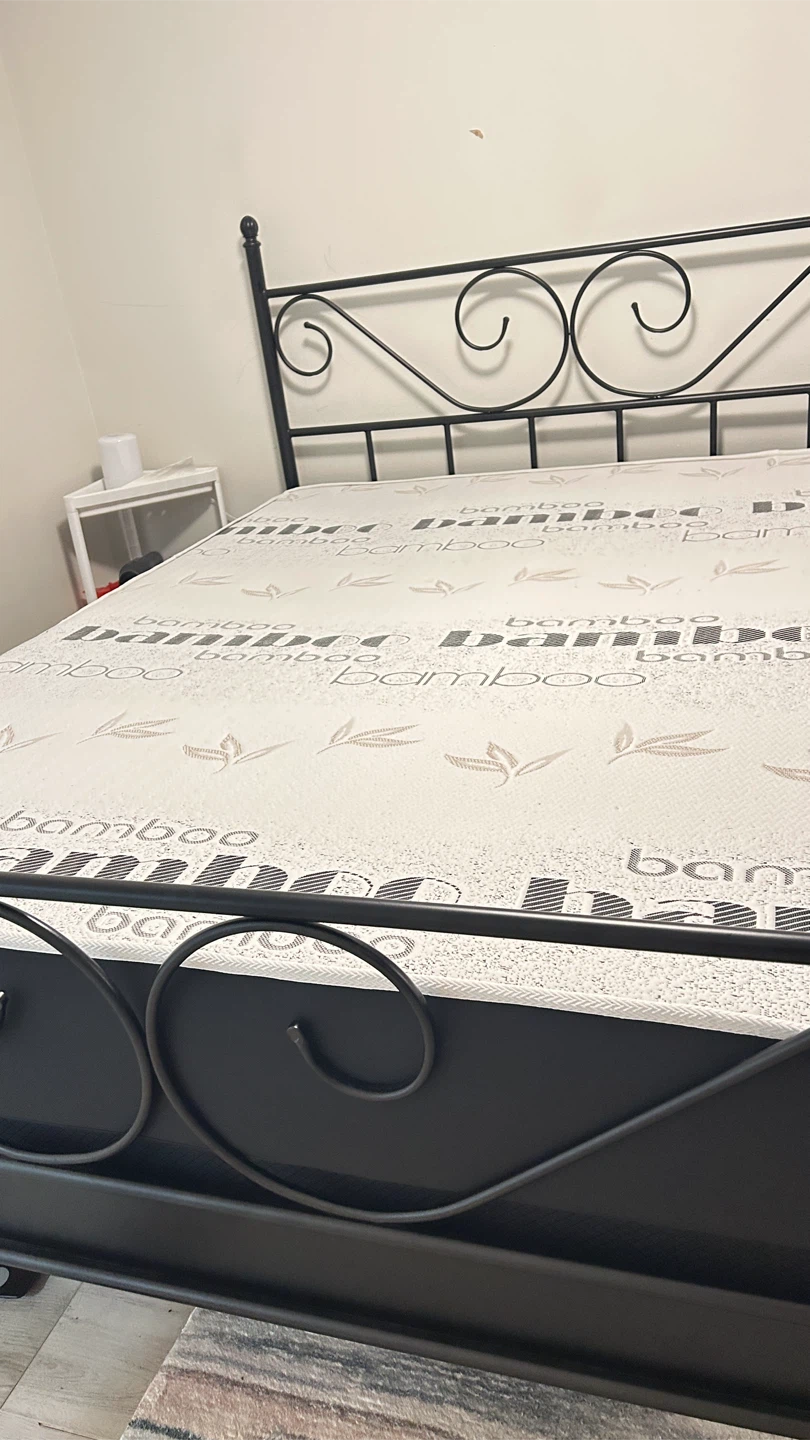 Bamboo Mattress with Metal Bed Frame - photo 5