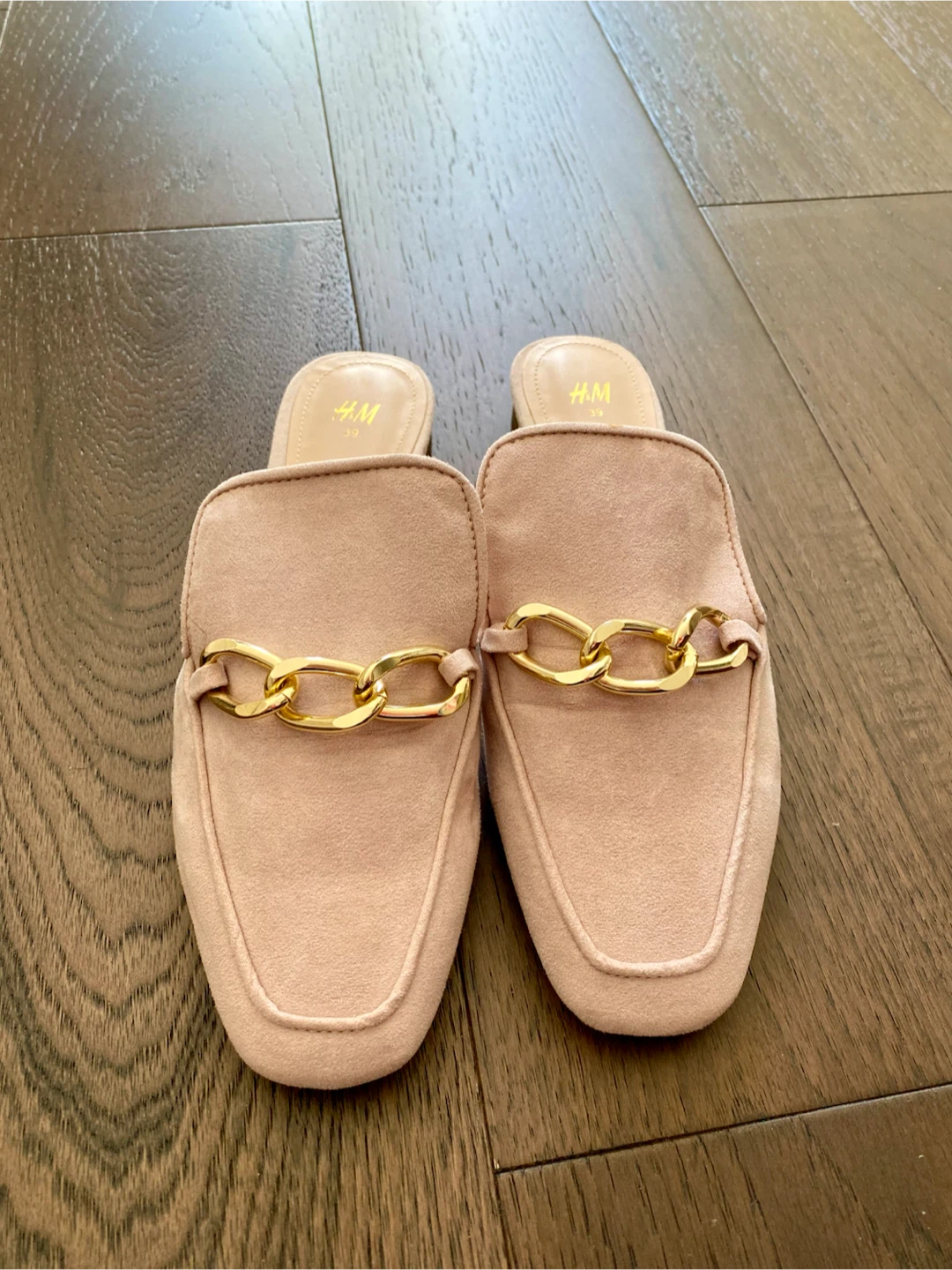 H&M Women's Pink Suede Mules - Size 39 - photo 2