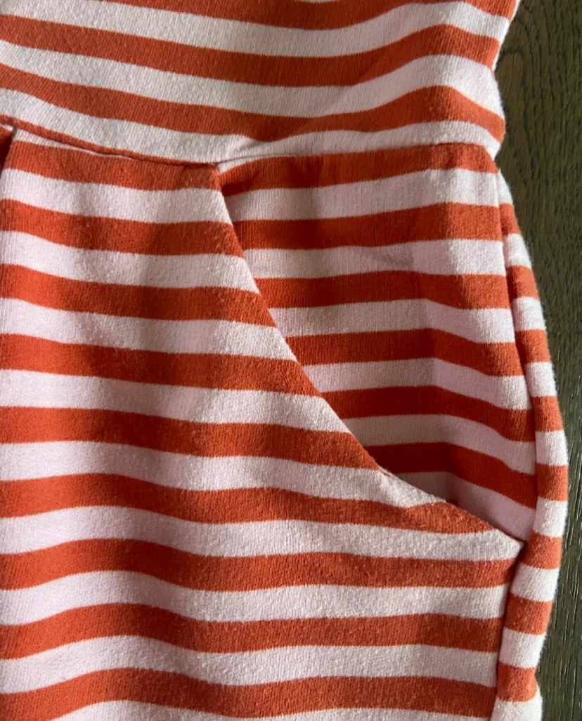EUC: Cat & Jack Girls Striped Fox Flip Sequin Dress XL (14-16) - photo 3