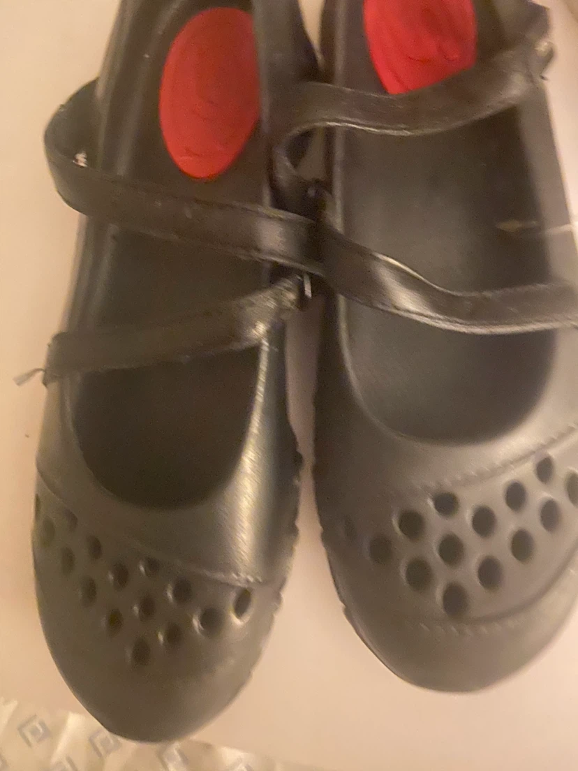 Skechers Black Mary Jane Crocs  woman Shoes size7 - photo 2