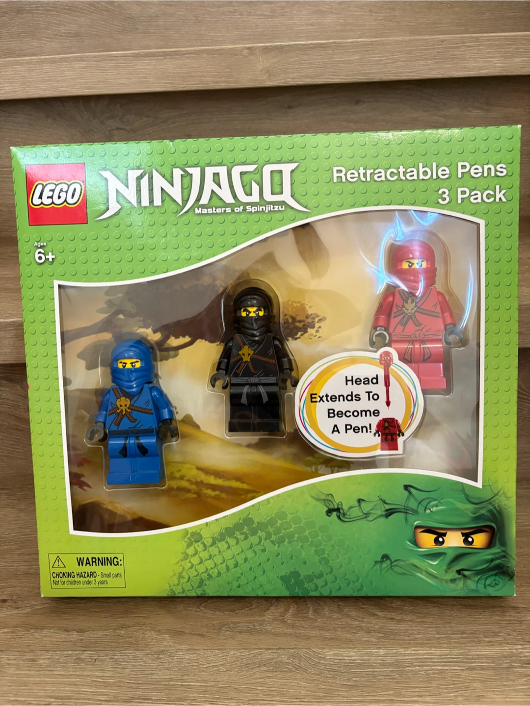 LEGO Ninjago Retractable Pens 3 Pack