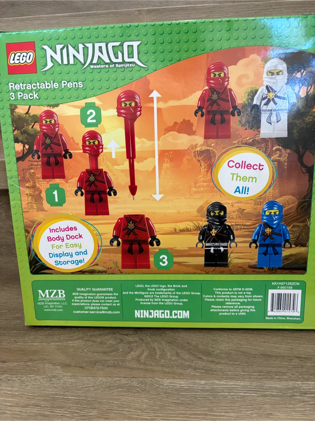 LEGO Ninjago Retractable Pens 3 Pack - photo 3