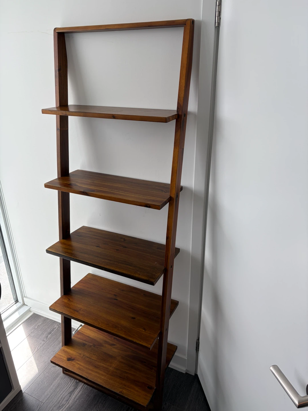 Wooden Ladder Shelf