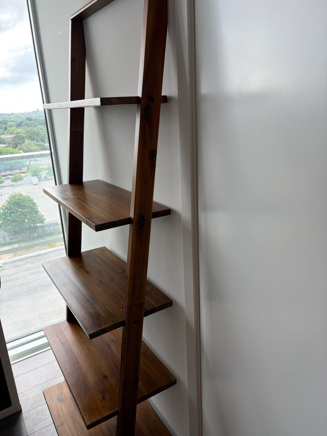 Wooden Ladder Shelf - photo 2