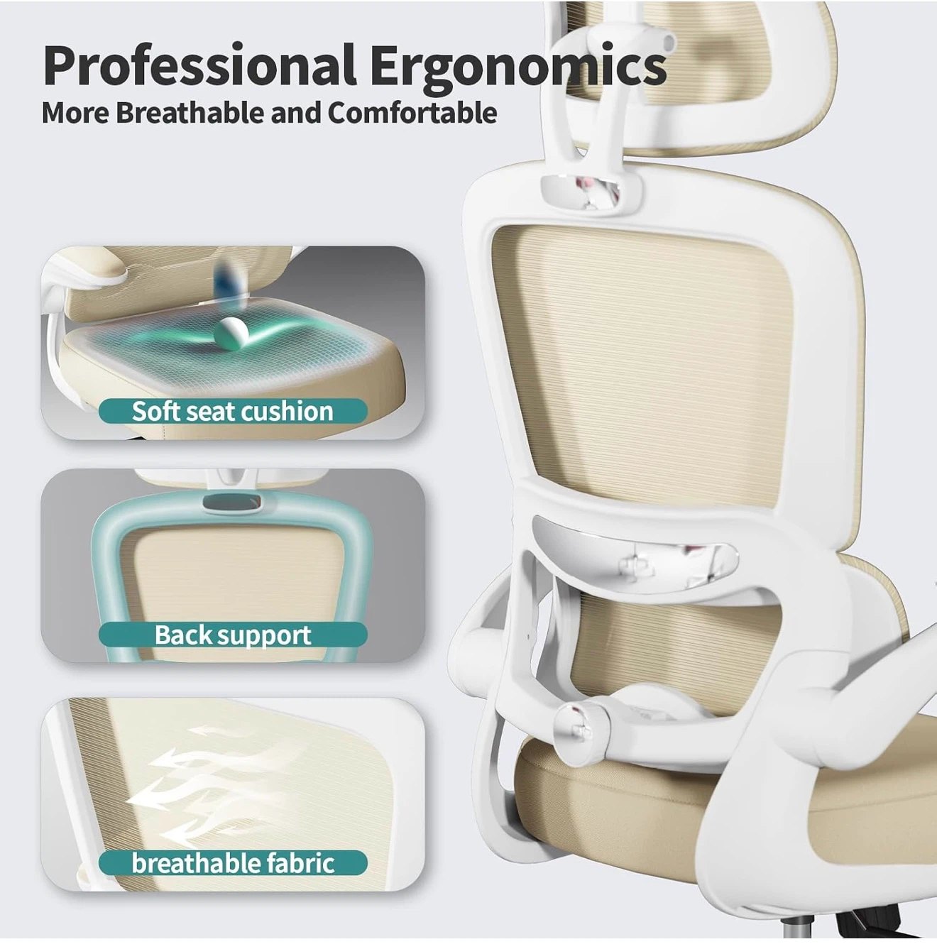 Ergonomic Mesh Office Chair - photo 3